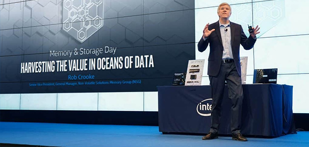 Компания Intel придаёт ускорение технологиям, ориентированным на обработку данных, посредством инноваций в сфере памяти и хранения данных