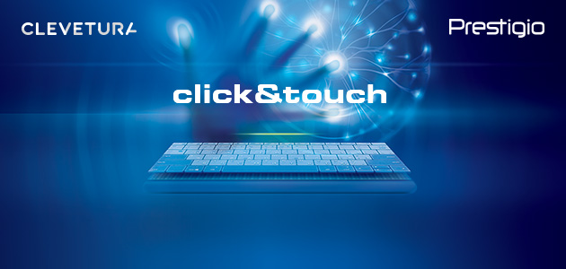 Prestigio представила первую в мире интуитивную клавиатуру Click & Touch